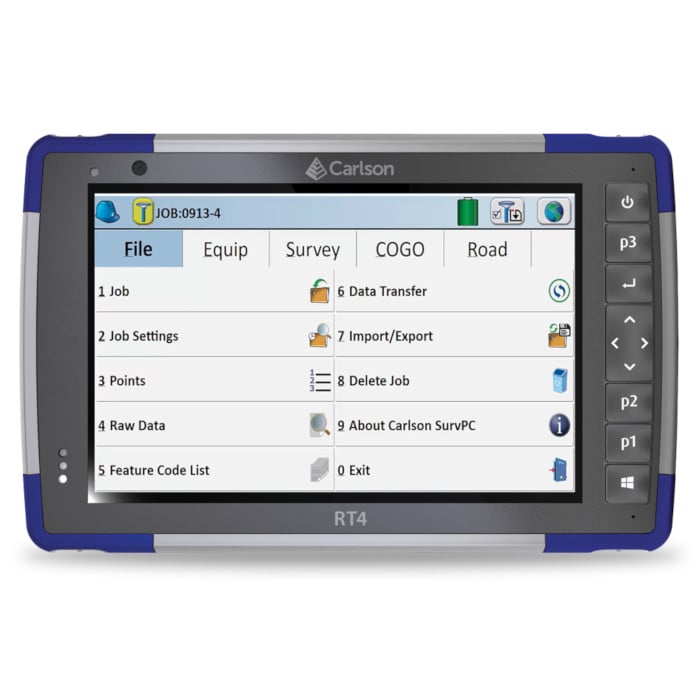 Carlson RT4 GEO/CELL Rugged Tablet