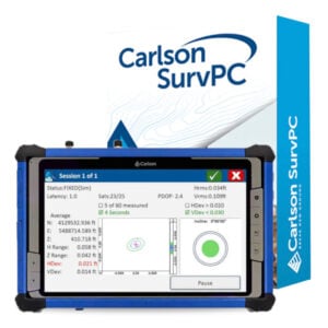 Carlson RT5 CELL ROW 256GB Rugged Tablet with SurvPC GPS Only
